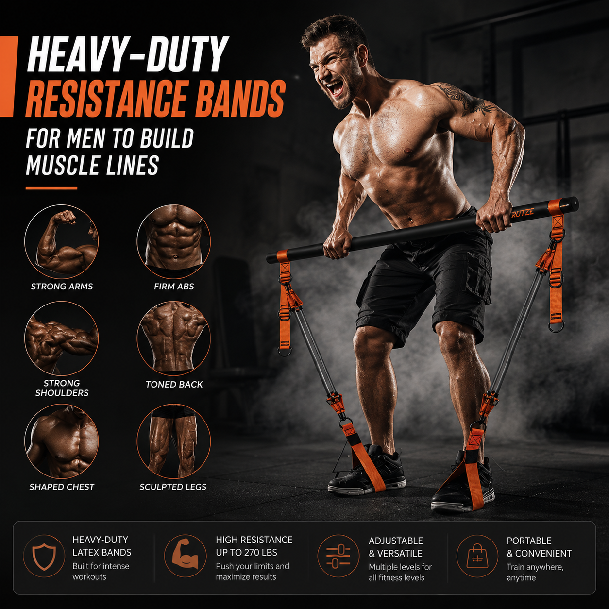 Resistance Band Home Pilates Set