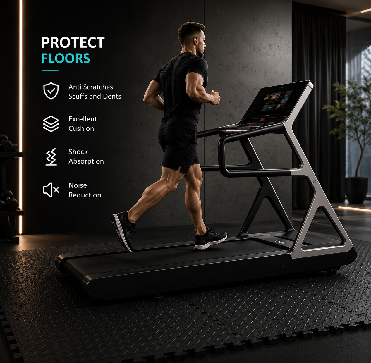 Sports Foam Floor Tiles 30x30cm 16 Pcs